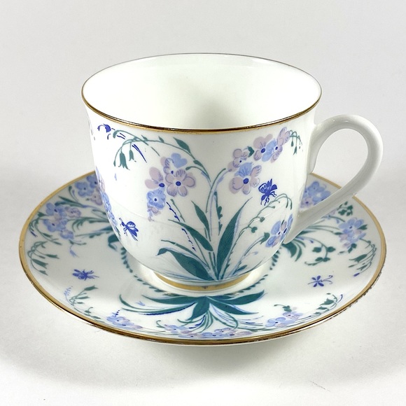 Vintage Lomonosov USSR porcelain teacup & saucer
